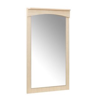 Nexera 23.75 in x 40.38 in Natural Maple Rectangular Framed Wall Mirror