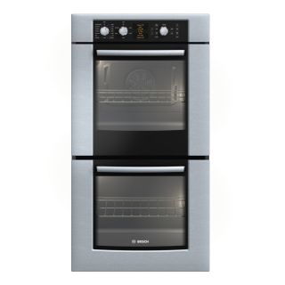 Bosch 500 Series 27 in Self Cleaning Convection Double Electric Wall Oven (Stainless)