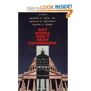 Why People Don't Trust Government 9780674940574 Social Science Books @