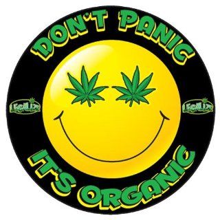 Don't Panic It's Organic Smiley Face Hemp Leaf Lemon Scented Car Air Freshener Health & Personal Care
