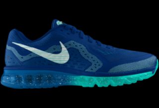 Nike Air Max 2014 iD Custom Mens Running Shoes   Blue