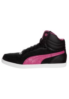 Puma GLYDE COURT JR   High top trainers   black