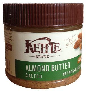 Kettle Brand Crunchy Salted Almond Butter   11 Oz Jar  Grocery & Gourmet Food