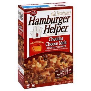 Betty Crocker Hamburger Helper Cheddar Cheese Melt   12 Pack  Ziti Pasta  Grocery & Gourmet Food