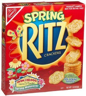 Ritz Spring Crackers, 16 Ounce Boxes (Pack of 4)  Grocery & Gourmet Food