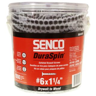 SENCO #6 x 1 1/4 in Drywall to Wood Screws