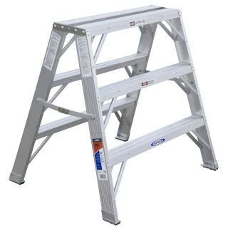 Werner 3 ft Aluminum 300 lb Type IA Twin Step Ladder