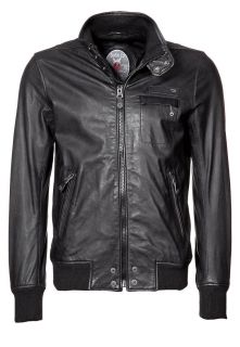 Diesel   LION   Leather Jacket   black