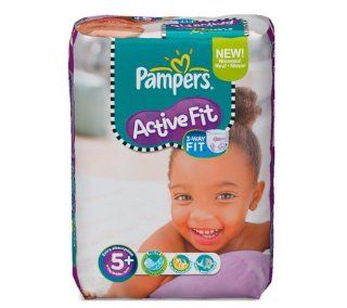 Active Fit Nappies (size 5+ junior plus 13 27 kg)   1 Economy pack containing 124 nappies Health & Personal Care
