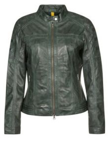 Milestone   LOREN   Leather jacket   green