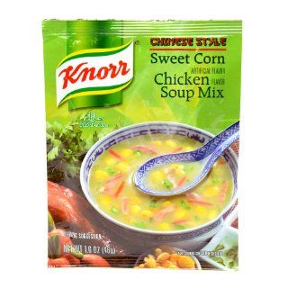 Knorr Chicken Soup Mix, Sweet Corn, 1.6 Ounce (Pack of 48)  Packaged Vegetable Soups  Grocery & Gourmet Food