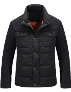 SSLR Men's Warm Casual Down Jacket Coat Outerwear at  Mens Clothing store