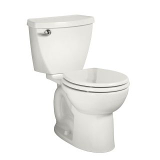 American Standard Cadet 3 White 1.6 GPF (6.06 LPF) 10 in Rough In Round 2 Piece Standard Height Toilet