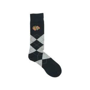 Chicago Blackhawks For Bare Feet Argyle Dress Sock