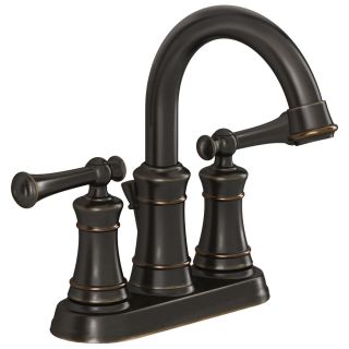 American Standard Emory Estate Bronze 2 Handle 4 in Centerset WaterSense Bathroom Sink Faucet (Drain Included)