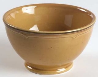 Sabatier Cannes Gold Coupe Cereal Bowl, Fine China Dinnerware   All Gold/Mustard