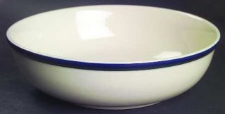 Tienshan Kitchen Basics Coupe, Cobalt/Green Coupe Cereal Bowl, Fine China Dinner