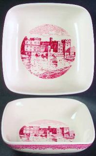 Johnson Brothers Old Britain Castles Pink (England 1883) Individual Dip Bowl/Pla