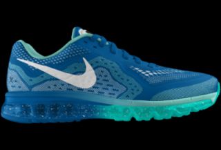 Nike Air Max 2014 iD Custom Womens Running Shoes   Blue