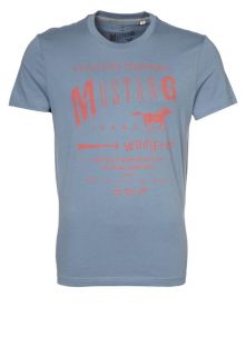 Mustang Print T shirt   grey