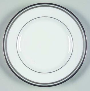 Wedgwood Promenade Bread & Butter Plate, Fine China Dinnerware   Frosted Platinu