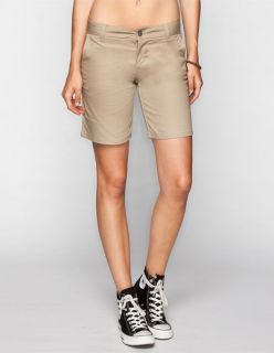 Stretch Womens Shorts Khaki In Sizes 1, 7, 13, 5, 9, 0, 3, 11 For Women