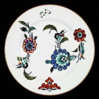 Royal Worcester Palmyra Dinner Plate, Fine China Dinnerware   Blue/Teal/Red Flor