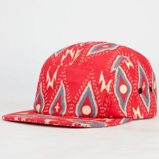 Tribal Mens 5 Panel Hat Red One Size For Men 241041300