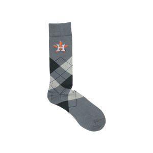 Houston Astros For Bare Feet Argyle Dress Sock