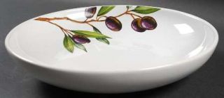 The Cellar Olives 9 Individual Pasta Bowl, Fine China Dinnerware   Olive Branch