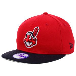 Cleveland Indians New Era MLB Youth Major Wool 9FIFTY Snapback Cap