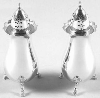 Wallace Grand Colonial (Strl, 1942, Hollowware) Salt and Pepper Set   Sterling,