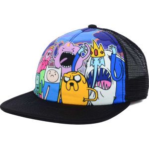 Bio Domes Adventure Time All Character Trucker Cap