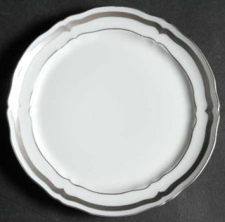 Raynaud Marie Antoinette Platinum Bread & Butter Plate, Fine China Dinnerware  