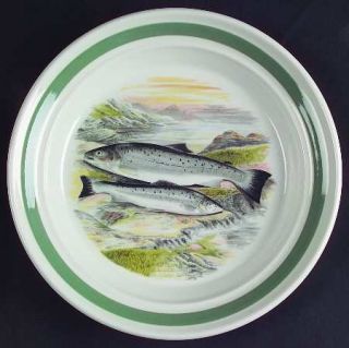 Portmeirion Compleat Angler Band Bread & Butter Plate, Fine China Dinnerware   W