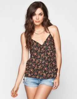 Floral Print Womens Surplus Cami Black Combo In Sizes Small, Large,