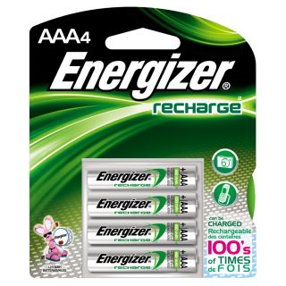 Energizer 4 Pack AAA Rechargeable Nickel Metal Hydride (Nimh) Battery