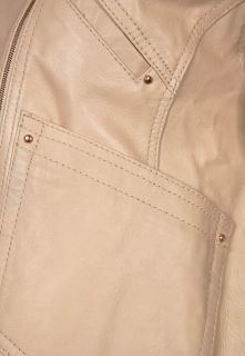 Urbancode CAPE JACKET   Leather jacket   beige