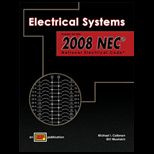Electrical Systems, 2008 Nec   With CD