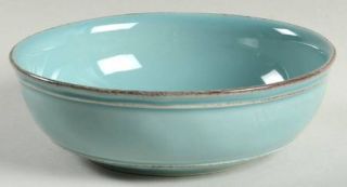 Pottery Barn Cambria Turquoise Coupe Soup Bowl, Fine China Dinnerware   All Turq