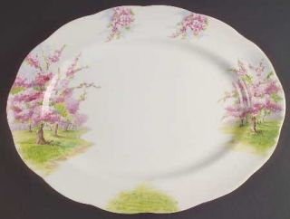 Royal Albert Blossom Time 15 Oval Serving Platter, Fine China Dinnerware   Hamp