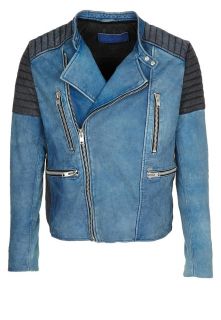 Freaky Nation   Leather jacket   blue