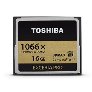 Toshiba Exceria Pro CompactFlash 16GB High speed Memory Card (THNCF016GSGI) Computers & Accessories