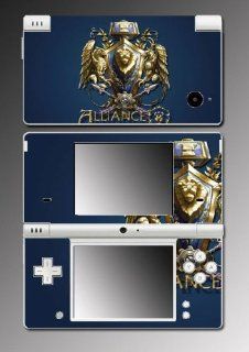 World of Warcraft Alliance Banner Flag Shield WoW Cataclysm Pandaria Video Game Viny Decal SKIN Protector Cover for Nintendo DSi Video Games