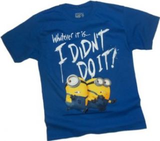 "I Didn't Do It"    Minion    Despicable Me 2 Youth T Shirt Movie And Tv Fan T Shirts Clothing