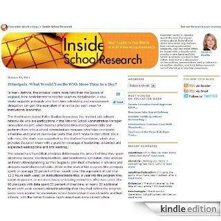 Inside School Research An Educaction Week Blog Kindle Store Editorial Projects in Education