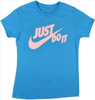 Nike Girls "Just Do It" Big Swoosh Shirt Medium  Fashion T Shirts  Sports & Outdoors