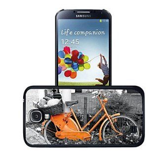 Orange Bicycle 3D Effect Plastic Case for Samsung Galaxy S4 I9500 Cell Phones & Accessories