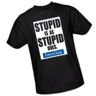 "Stupid Is As Stupid Does."    Forrest Gump Youth T Shirt, Youth Small Clothing