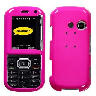 Hard Plastic Snap on Cover Fits LG LX265 VN250 Rumor2, Cosmos Solid Shocking Pink Sprint, Verizon (does NOT fit LG LX260 Rumor or LG AX265/UX265 Banter) Cell Phones & Accessories